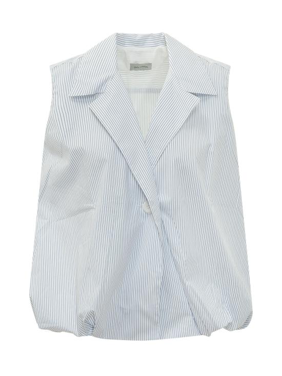 26SS 발로사 블라우스 BA797 STRIPEDBLUE STRIPED BLUE