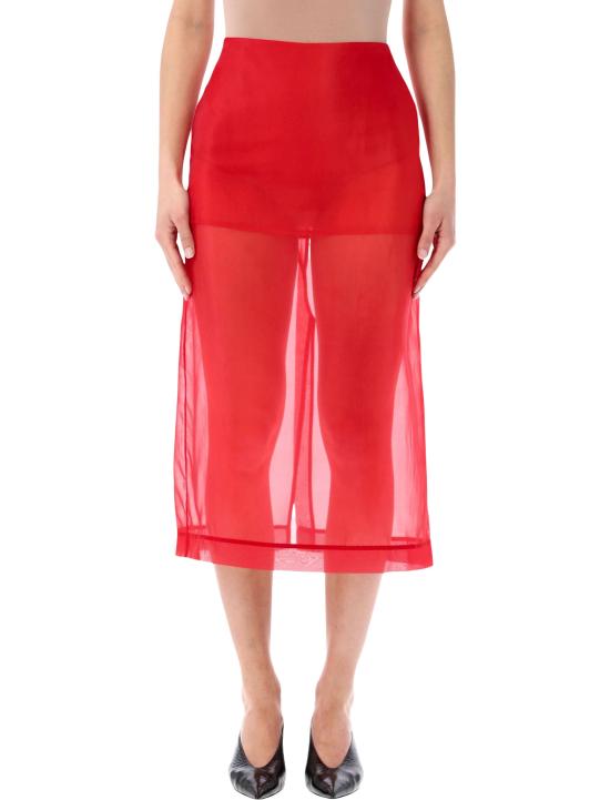 26SS 더프랭키샵 미디 스커트 SKFS163977000 RED Rosso