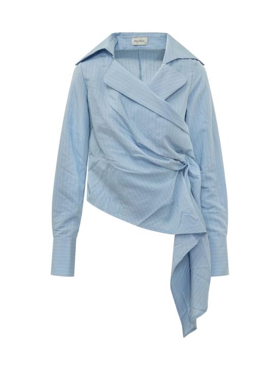 26SS 발로사 블라우스 BA802V1 SKYBLUE SKY BLUE