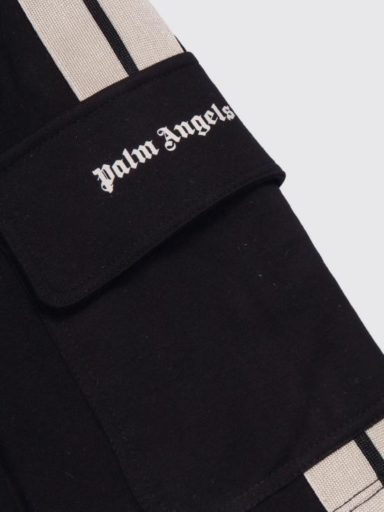 26SS [키즈] 팜앤젤스 쇼츠/버뮤다 PBCL004S26FLE001 110 Black - PALM ANGELS