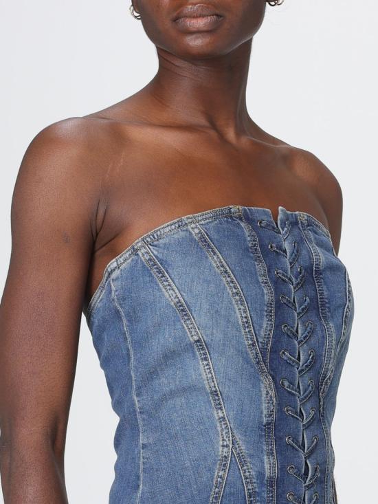 26SS 리우조 탑 UA6506D0399 79157 Denim - LIU JO