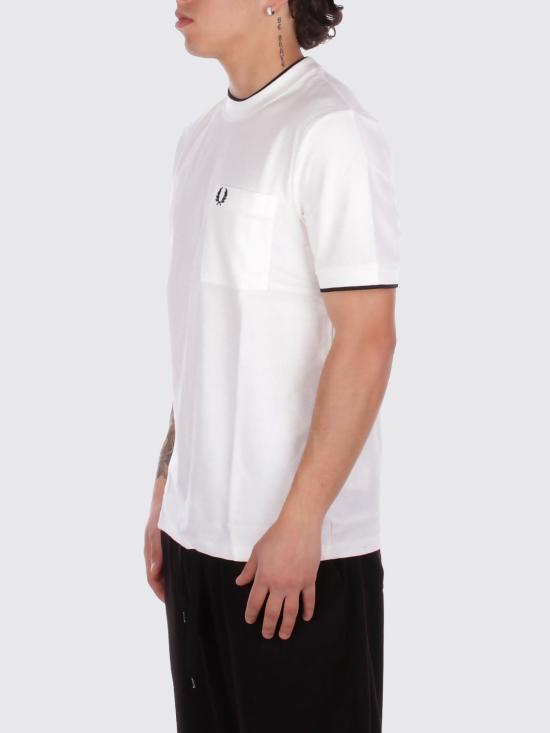 26SS 프레드페리 반팔 티셔츠 M2395 129 White - FRED PERRY