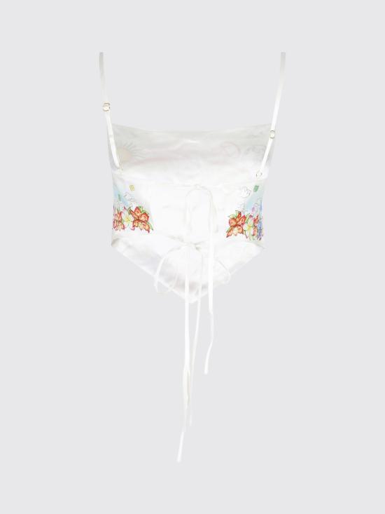 26SS 카사블랑카 탑 WSS26TP091 01 Multicolor - CASABLANCA
