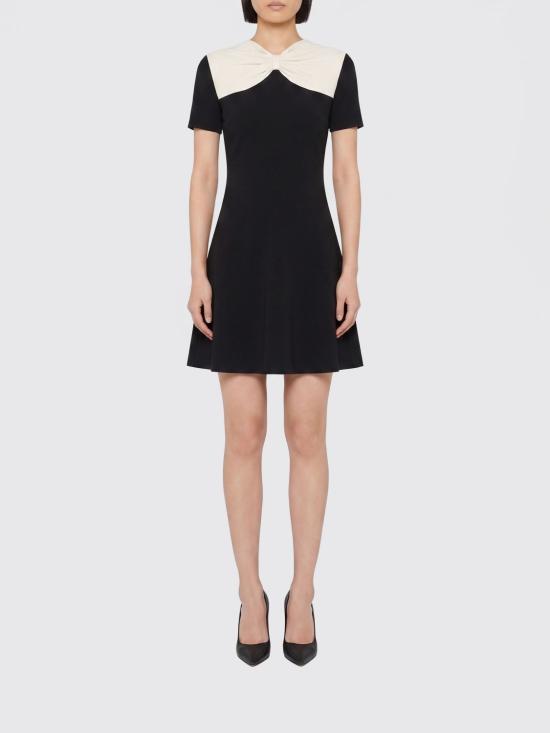 26SS 발렌티노 가라바니 롱 원피스 8B3KD14TA2P 0NA Black