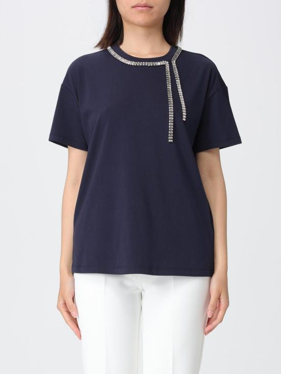 26SS 리우조 반팔 티셔츠 CA6167JS088 P9583 Blue