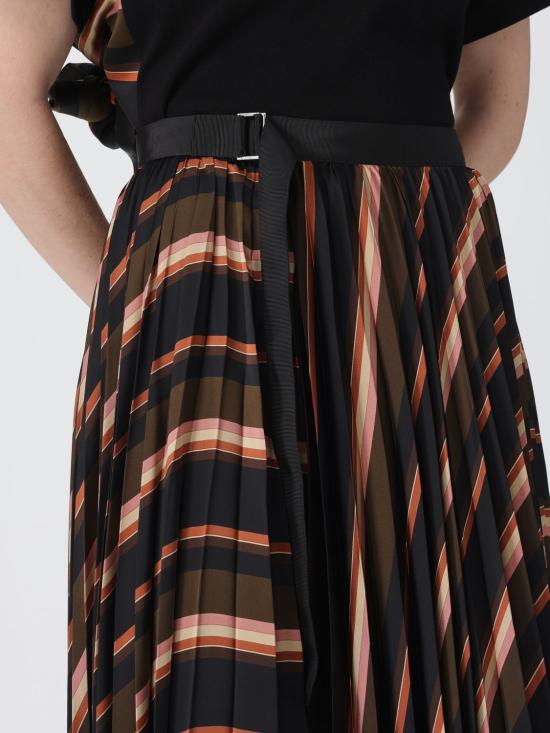 26SS 사카이 롱 스커트 2608376 727 Kaki - SACAI