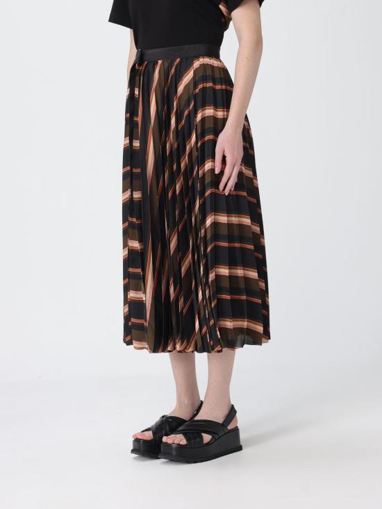 26SS 사카이 롱 스커트 2608376 727 Kaki - SACAI