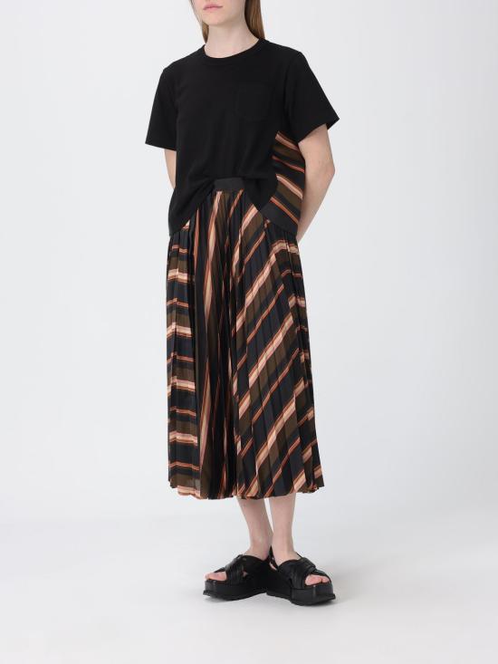 26SS 사카이 반팔 티셔츠 2608378 727 Kaki - SACAI
