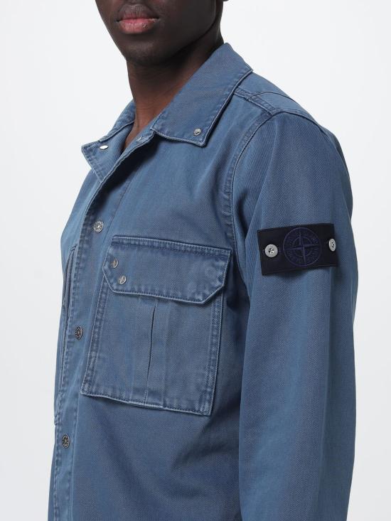 26SS 스톤 아일랜드 셔츠 1200001S0J18 V0021 Indigo - STONE ISLAND