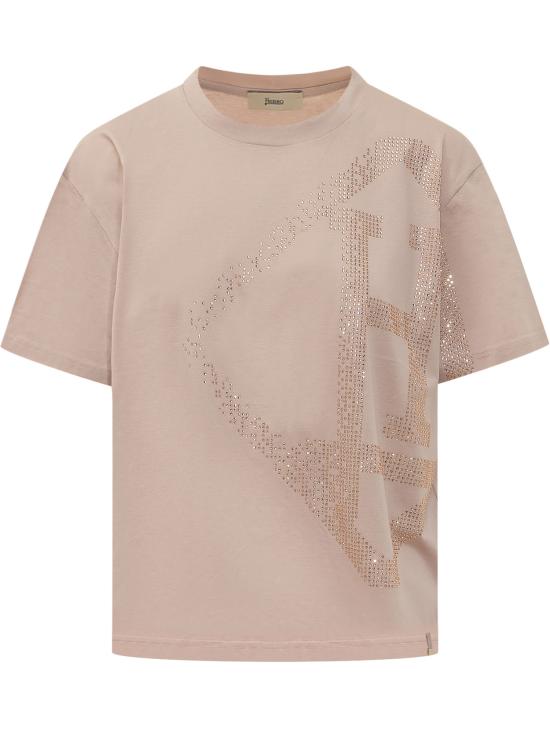 26SS 에르노 반팔 티셔츠 JG000321D52125 4041 ROSA CHIARO ROSA SCURO