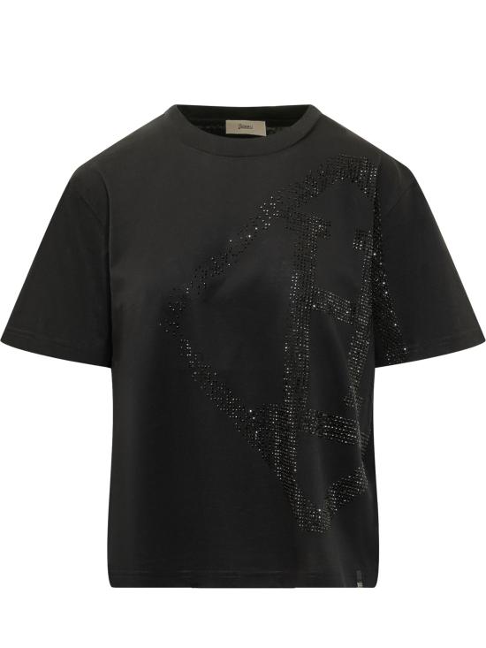26SS 에르노 반팔 티셔츠 JG000321D52125 9393 BLACK