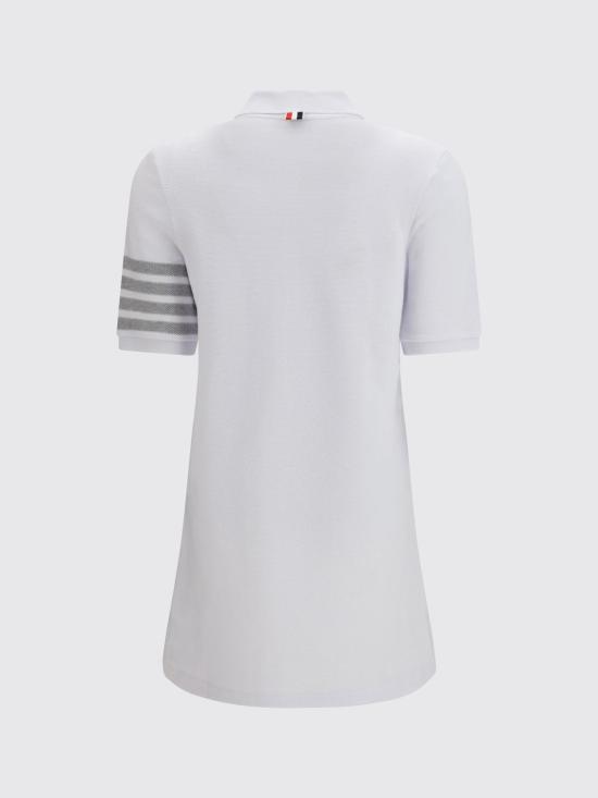 26SS 톰브라운 롱 원피스 FJD134AJ0248 100 White - THOM BROWNE