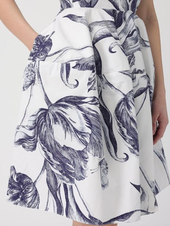 26SS 에르뎀 롱 원피스 PS26D19051069002 BOTANICALENGRAVINGIVORY White - ERDEM