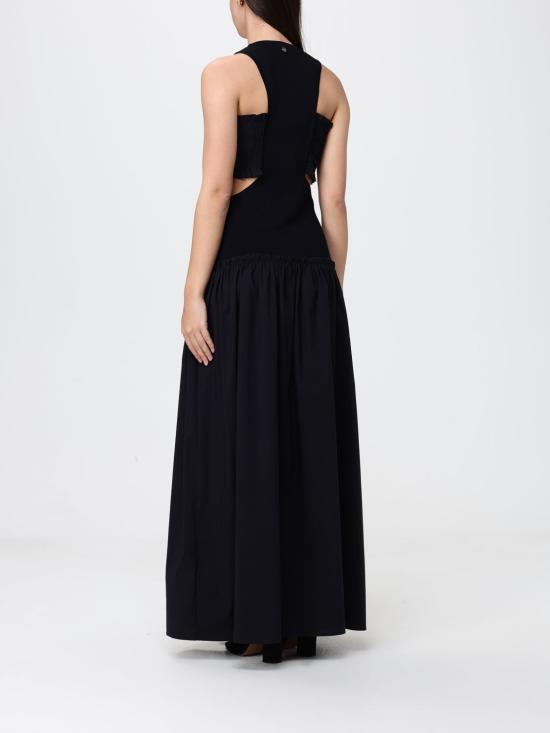 26SS 리우조 롱 원피스 WA6466MS55N 22222 Black - LIU JO