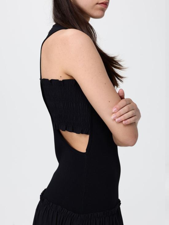 26SS 리우조 롱 원피스 WA6466MS55N 22222 Black - LIU JO
