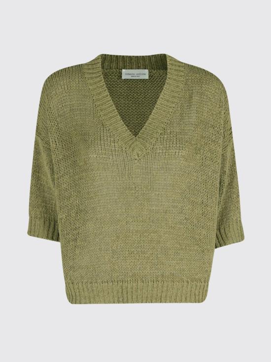 26SS 로베르토 콜리나 스웨터 261FXA41022 MILITARE Green - ROBERTO COLLINA