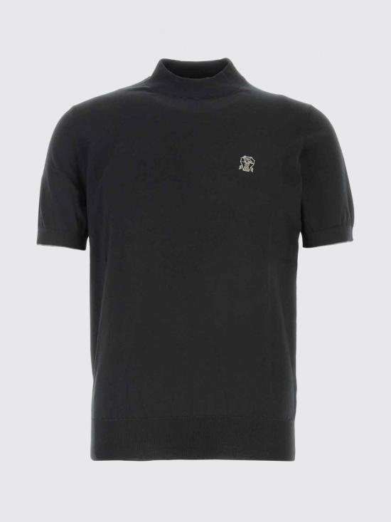 26SS 브루넬로 쿠치넬리 스웨터 M29800104 CH101 Black - BRUNELLO CUCINELLI