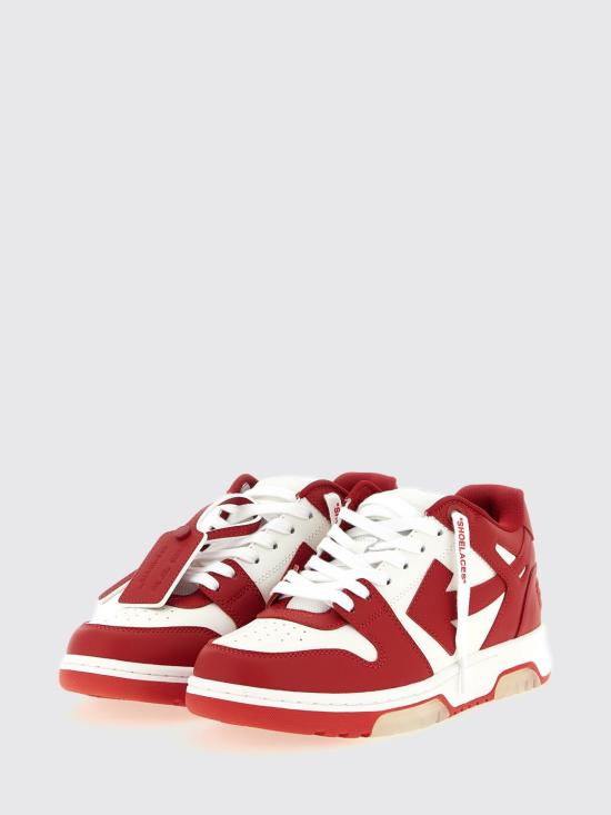26SS 오프화이트 스니커즈 OMIA189S26LEA002 0127 Red - OFF WHITE