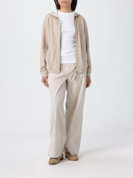 26SS 브루넬로 쿠치넬리 모닐리 지퍼루프 집업 MD828SB806 C9066 Beige - BRUNELLO CUCINELLI