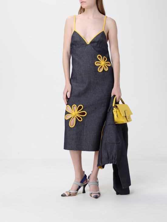 26SS 펜디 롱 원피스 FDD588AW9X F1W0W Blue - FENDI