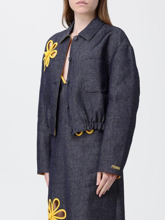 26SS 펜디 자켓 FJ7713AW9X F1W0W Blue - FENDI