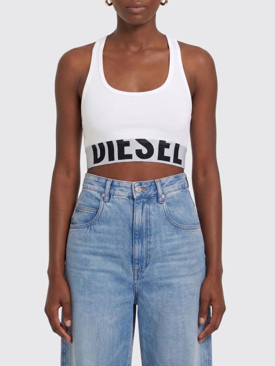 26SS 디젤 UFSB 코튼 레이스 브라렛 A145910HMAU 100 White