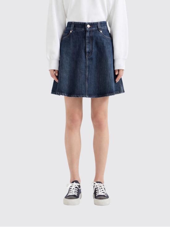 26SS 브루넬로 쿠치넬리 스커트 MA095G3988 C9432 Denim