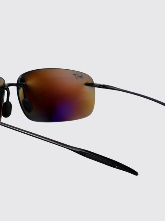 26SS 마우이짐 선글라스 B422 02 BLUE HAWAII BREAKWALL SHINY BLACK Blue - MAUI JIM