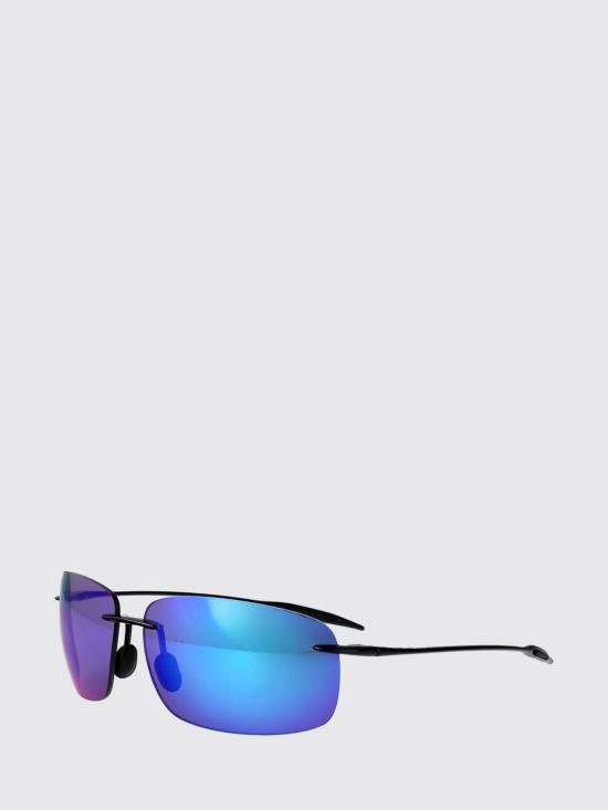 26SS 마우이짐 선글라스 B422 02 BLUE HAWAII BREAKWALL SHINY BLACK Blue