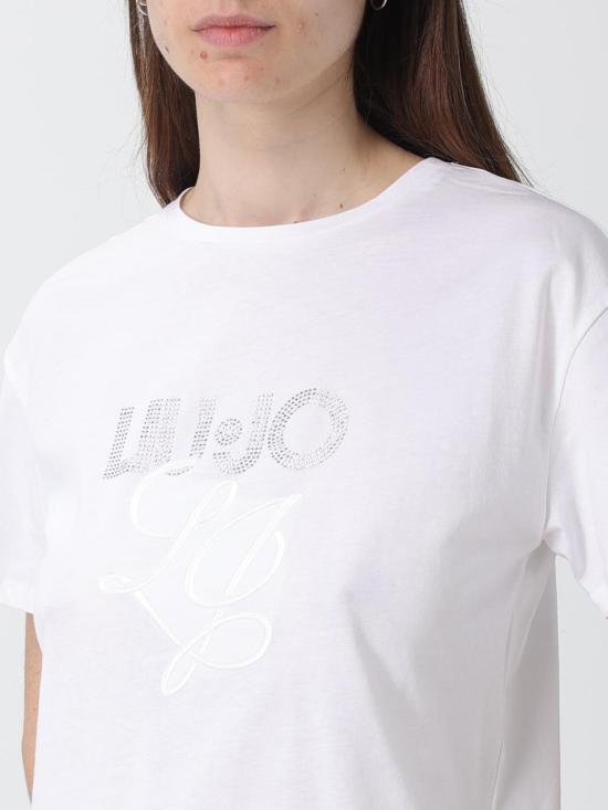 26SS 리우조 반팔 티셔츠 WA6238JS923 P9561 Milk - LIU JO