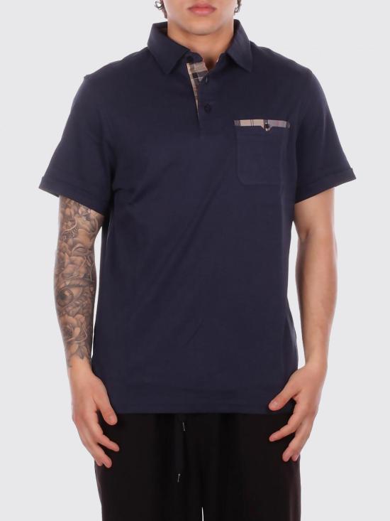 26SS 바버 폴로 티셔츠 MML1496 NY91 Blue