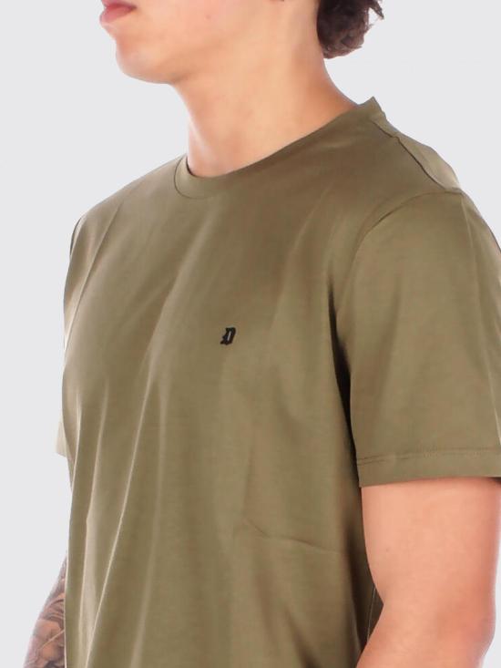26SS 돈답 반팔 티셔츠 US198JF0271UZL4 633 Military - DONDUP