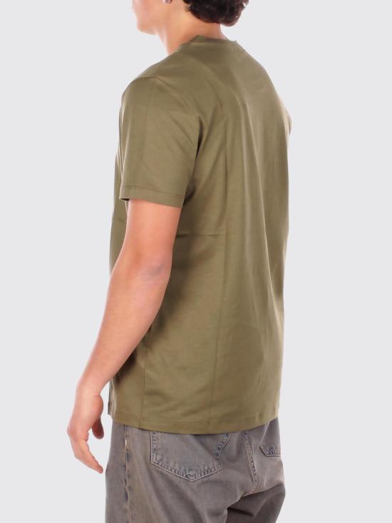 26SS 돈답 반팔 티셔츠 US198JF0271UZL4 633 Military - DONDUP