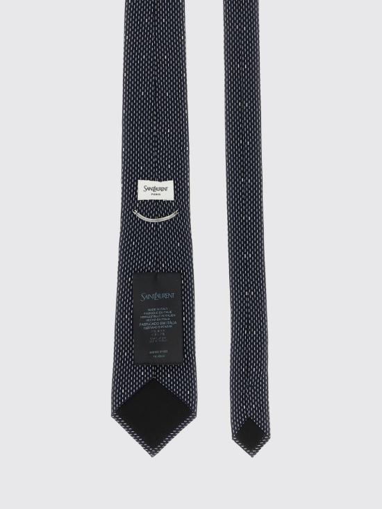 26SS 생로랑 넥타이 8583923Y005 4178 Navy - SAINT LAURENT