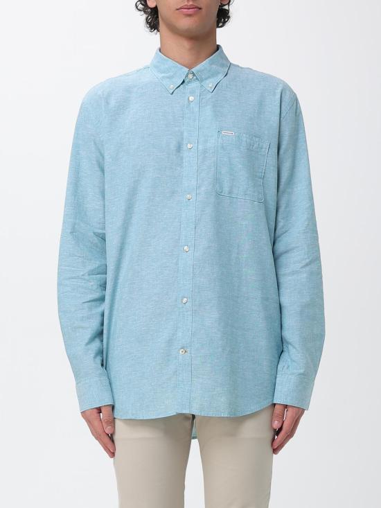 26SS 바버 셔츠 MSH5090 TE52 Petroleum Blue