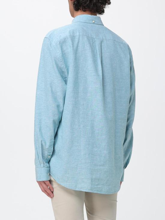 26SS 바버 셔츠 MSH5090 TE52 Petroleum Blue - BARBOUR