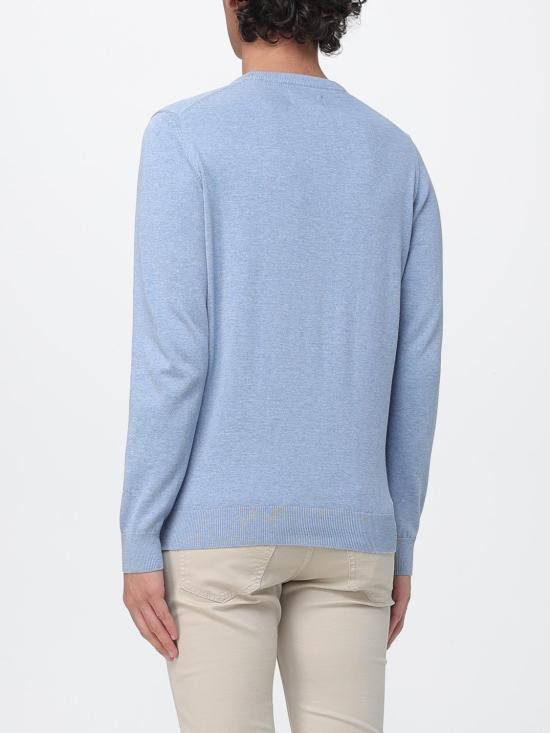 26SS 바버 스웨터 MKN0932 BL14 Blue 1 - BARBOUR