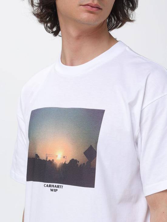 26SS 칼하트 WIP 숏슬리브 웜 뷰 티셔츠 I036246 02XX White - CARHARTT WIP