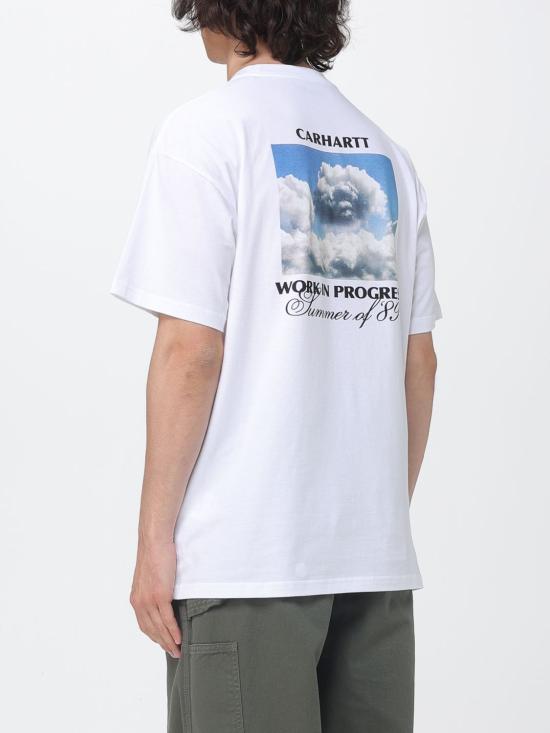 26SS 칼하트 WIP 숏슬리브 웜 뷰 티셔츠 I036246 02XX White - CARHARTT WIP