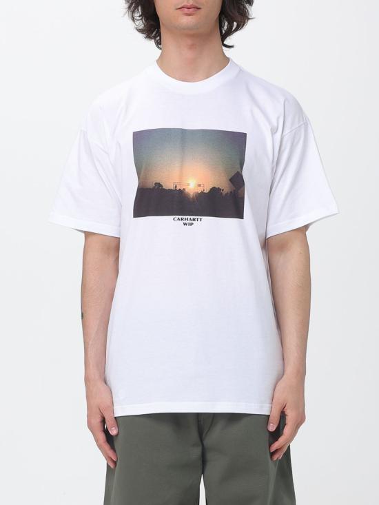 26SS 칼하트 WIP 숏슬리브 웜 뷰 티셔츠 I036246 02XX White
