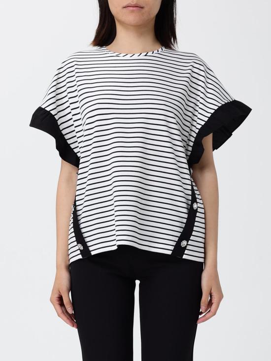 26SS 리우조 반팔 티셔츠 WA6496J4909 P9442 Black