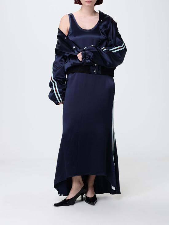 26SS 오프화이트 롱 원피스 2DB56NS26FAB001 W932 Blue - OFF WHITE