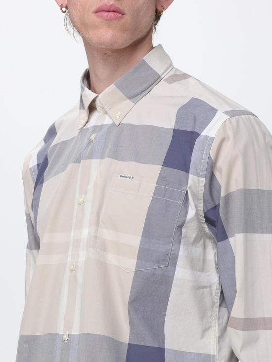 26SS 바버 셔츠 MSH5071 TN41 White - BARBOUR