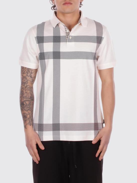 26SS 바버 폴로 티셔츠 MML1117 WH32 White 1