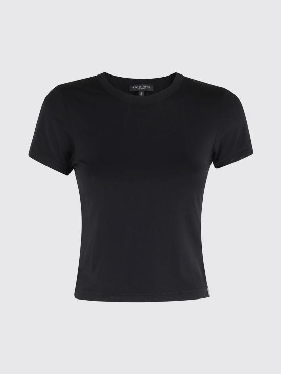 26SS 랙앤본 반팔 티셔츠 RE9925FT1GW Black - RAG & BONE