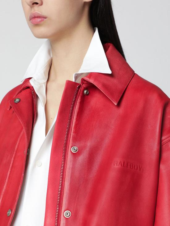 26SS 하프보이 자켓 HS261WL017LT041 602 Red - HALFBOY