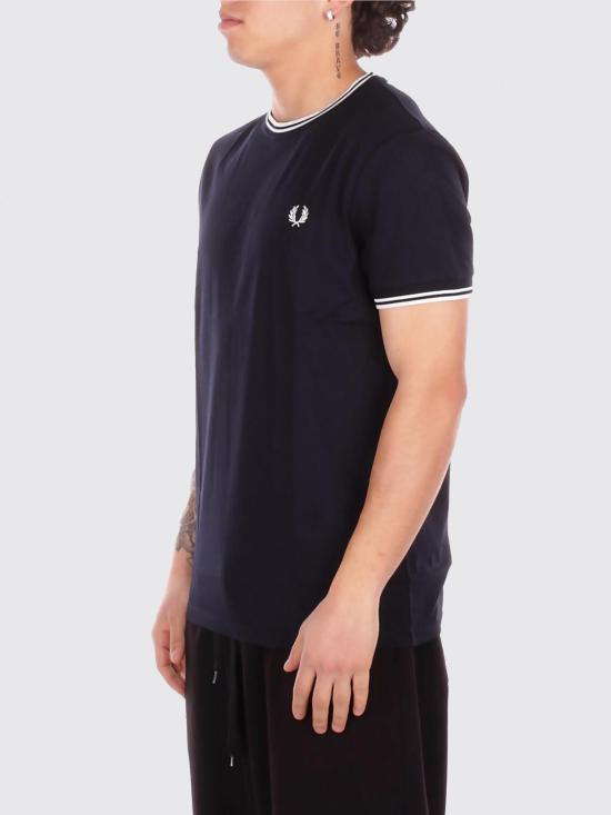 26SS 프레드페리 반팔 티셔츠 M1588V 795 Blue 1 - FRED PERRY