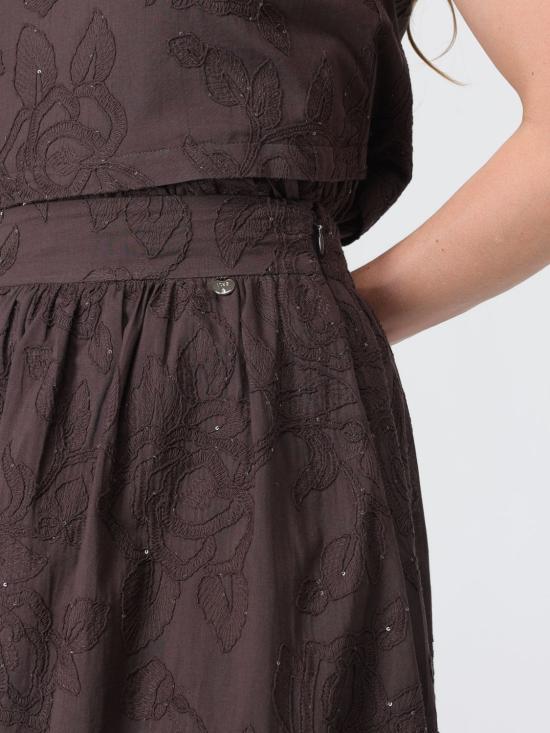 26SS 리우조 스커트 WA6455T472A P9677 Brown - LIU JO