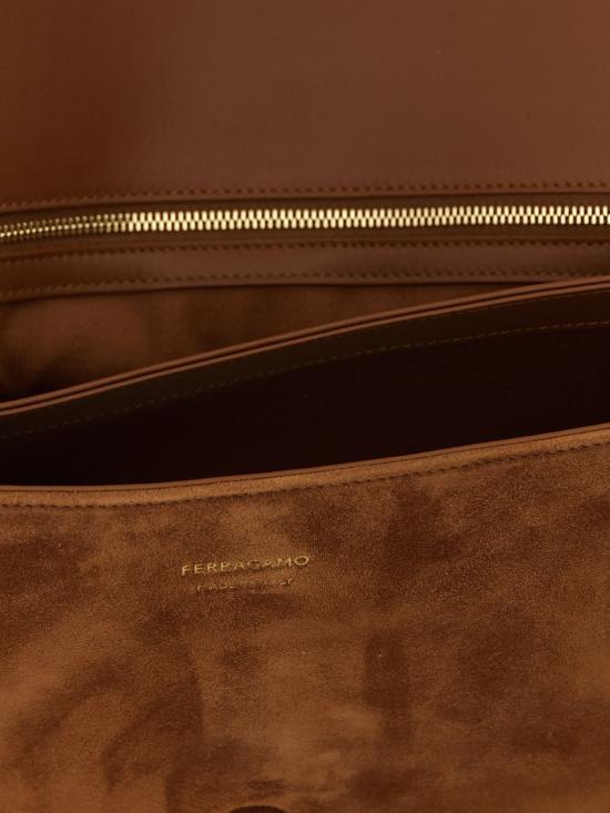 26SS 살바토레 페라가모 숄더백 791187 NATURALERST Brown - SALVATORE FERRAGAMO