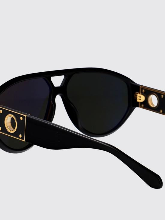 26SS 린다페로우 선글라스 LFL1652C1SUN01 BLACK YELLOW GOLD GREY Black - LINDA FARROW